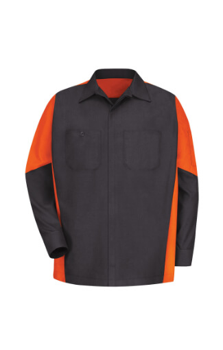 t shirts asheville - SY10-charcoal-orange