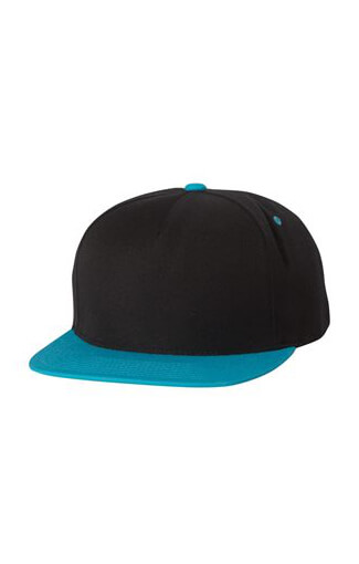 printing companies asheville - yupoong-5089M-black-teal