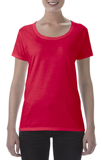 t shirts asheville - Gildan-64550L-red