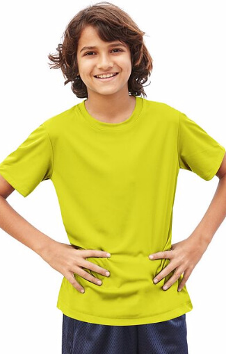 t shirts asheville - hanes-482Y-safety-green