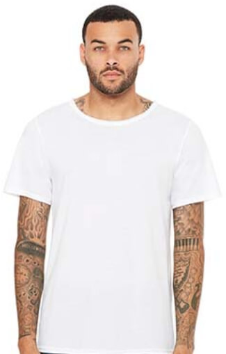 t shirts asheville - Bella-Canvass-3414-solid-white-triblend