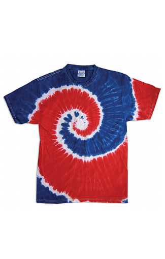 t shirts asheville - Carolina-TD1000Y-spiral-royal-red