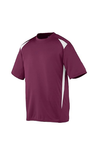 t shirts asheville - AG1050-maroon-white